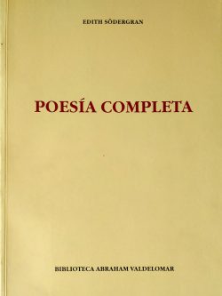 Poesía Completa - Edith Sodergran